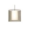 Besa Lighting Pahu 12 Stem Pendant, Trans. Smoke/Opal, Satin Nickel Finish, 1x100W Incandescent 1TT-S18407-SN - alternate 1